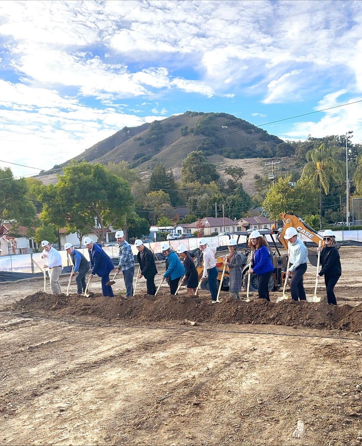 GROUNDBREAKING ON NEW PARKING STRUCTURE